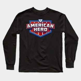 American Hero Logo Long Sleeve T-Shirt